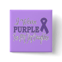 I Wear Purple For My Step-Daughter (Purple Ribbon)