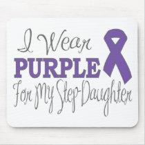 I Wear Purple For My Step-Daughter (Purple Ribbon)