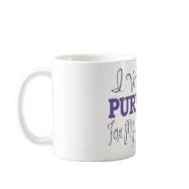 I Wear Purple For My Step-Daughter (Purple Ribbon) Mugs