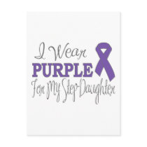I Wear Purple For My Step-Daughter (Purple Ribbon)