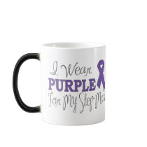 I Wear Purple For My Step-Mum (Purple Ribbon) Coffee Mug