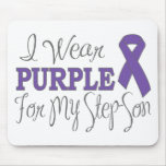 I Wear Purple For My Step-Son (Purple Ribbon) mousepads