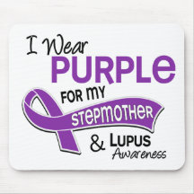 I Wear Purple For My Stepmother 42 Lupus Mousemats