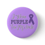I Wear Purple For My Uncle (Purple Ribbon) buttons