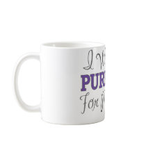 I Wear Purple For My Uncle (Purple Ribbon) Coffee Mugs
