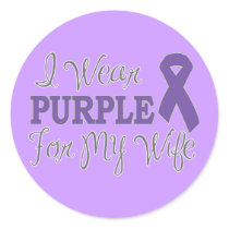 I Wear Purple For My Wife (Purple Ribbon)