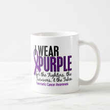 I Wear Purple FST 10 Pancreatic Cancer Coffee Mug