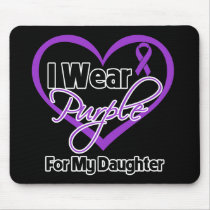 I Wear Purple Heart Ribbon - Daughter