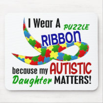 I Wear Puzzle Ribbon For My Daughter 33 AUTISM