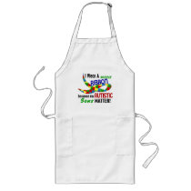I Wear Puzzle Ribbon For My Sons 33 AUTISM Shirts Aprons