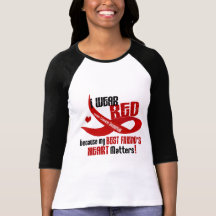 I Wear Red For My Best Friend's Heart 33 Shirts