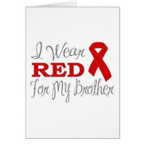 I Wear Red For My Brother (Red Ribbon)