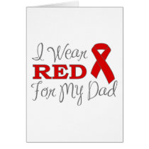I Wear Red For My Dad (Red Ribbon)