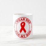 I Wear Red For My Son Mug