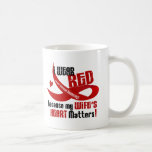 I Wear Red For My Wife 33 Mug