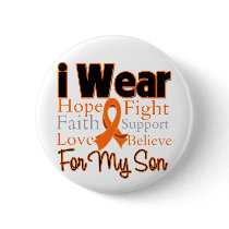 I Wear Ribbon Collage Son - Leukaemia