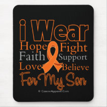 I Wear Ribbon Collage Son - Leukaemia