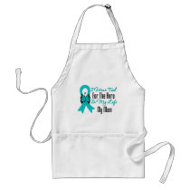 I Wear Teal For The Hero in My Life...My Mum Apron