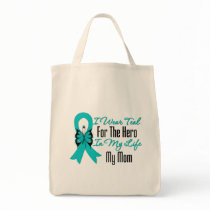 I Wear Teal For The Hero in My Life...My Mum Bags
