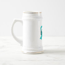 I Wear Teal For The Hero in My Life...My Mum Coffee Mugs