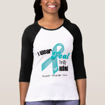 I Wear Teal Ribbon For My Husband T-shirt