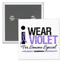 I Wear Violet For Someone Special Pin