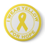 I Wear Yellow For Hope buttons