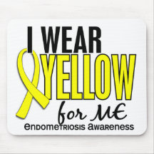 I Wear Yellow For Me 10 Endometriosis Mousemats