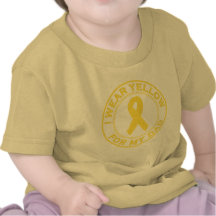 I Wear Yellow For My Dad T-shirt