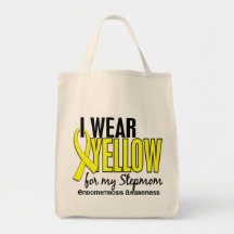 I Wear Yellow For My Stepmom 10 Endometriosis Canvas Bags