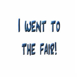 I went to the fair! Blue fair promo, 3D effect photo sculptures