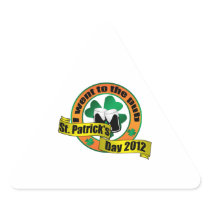 I went to the pub Saint patrick's day 2012 Sticker