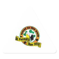 I went to the pub St. patrick's day 2012 Stickers