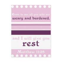 I Will Give You Rest Postcards