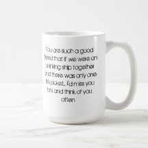 I will miss you Mug
