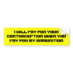 I WILL PAY BUMPER STICKER