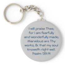 I will praise Thee; for I am fearfully and wond...