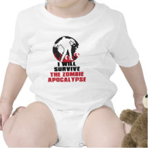I Will Survive The Zombie Apocalypse T-shirt