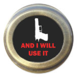 I Will Use It Gun Security stickers