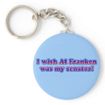 I Wish Al Franken Was My Senator Keychains