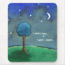 I Wish I May Mousepad From Original Painting