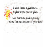i wish i was a glow worm t-shirts