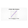 I Wish The World Was As Linear As This (Stats) Photo Card