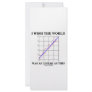 I Wish The World Was As Linear As This (Stats) Rack Card Design
