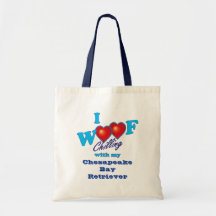 I Woof Chesapeake Bay Retriever Bags