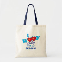 I Woof GBGV Tote Bags