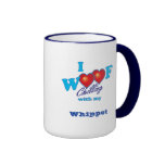 I Woof Whippet Mug