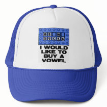 I would like to buy a vowel - Obama Sucks Trucker Hat