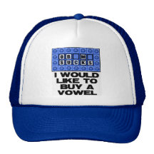 I would like to buy a vowel - Obama Sucks Trucker Hat