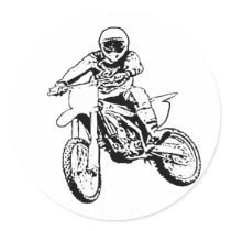 I Would Rather Be Playing In The Dirt (Black/White Sticker